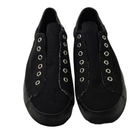 New Black French Connection sneakers sz 39/8.5 - Picture 2 of 9